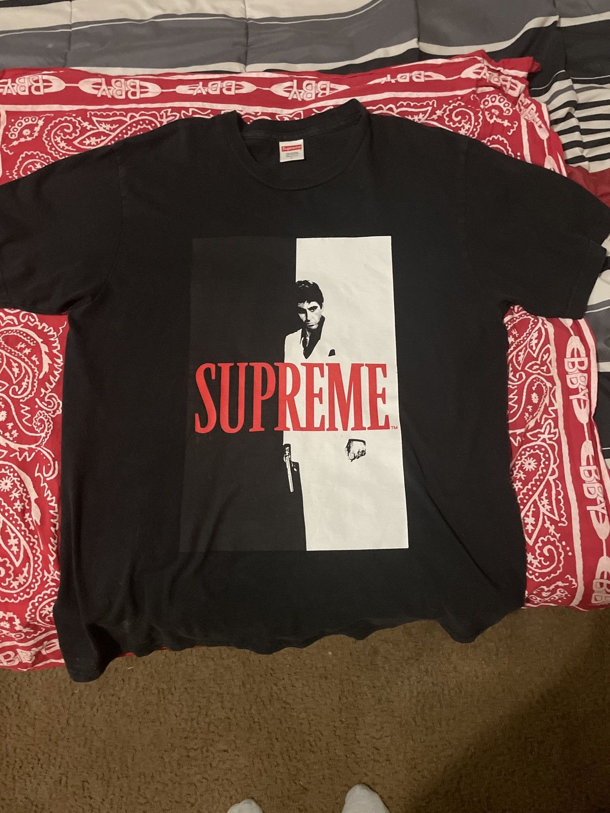 Supreme Scarface Supreme Tee Size US L / EU 52-54 / 3 - 1 Thumbnail