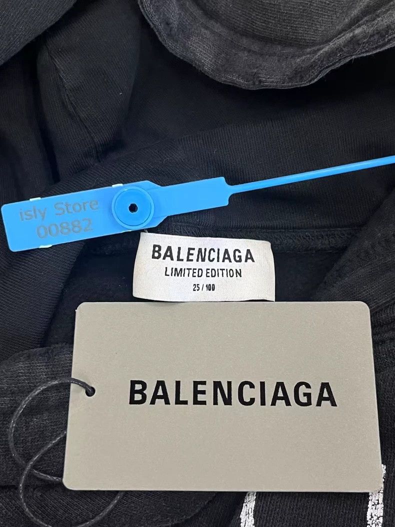 Balenciaga Balenciaga German Chariot Band Co-branded Cropped Hooded S Size S / US 4 / IT 40 - 4 Thumbnail