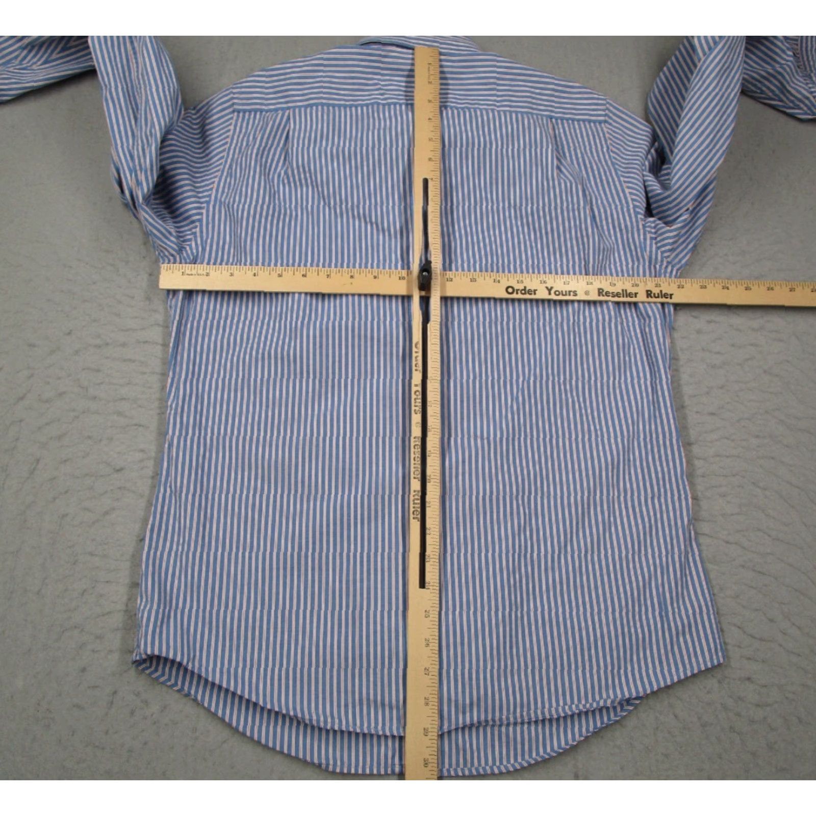 Abercrombie & Fitch VINTAGE Abercrombie & Fitch Shirt Mens L Muscle Blue Button Up Twill Long Sleeve Y2K Size US L / EU 52-54 / 3 - 6 Thumbnail