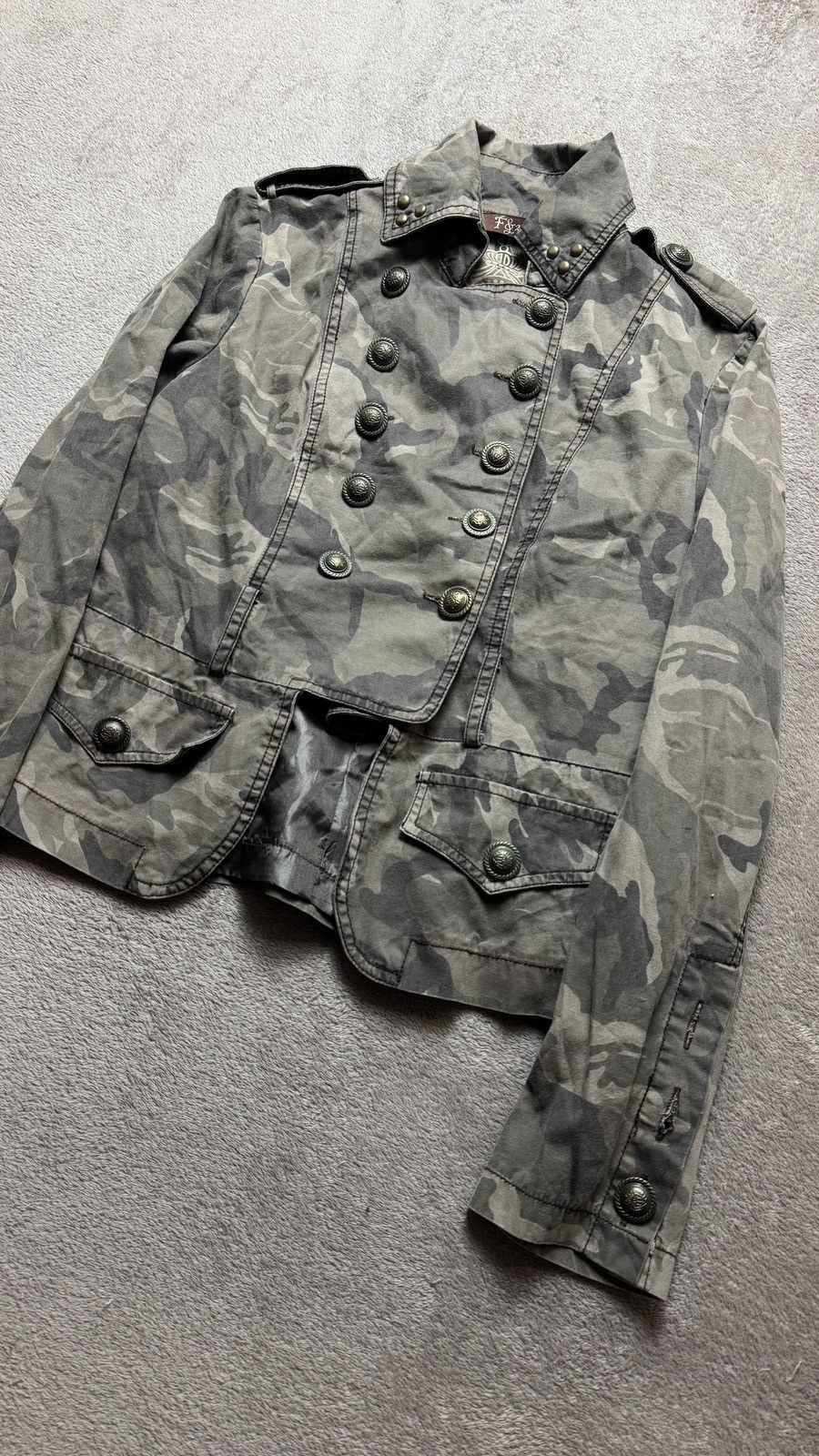 Hysteric Glamour 00s Napoleon Military Jacket Japan IfSixWasNine PPFM Style Size M / US 6-8 / IT 42-44 - 3 Thumbnail