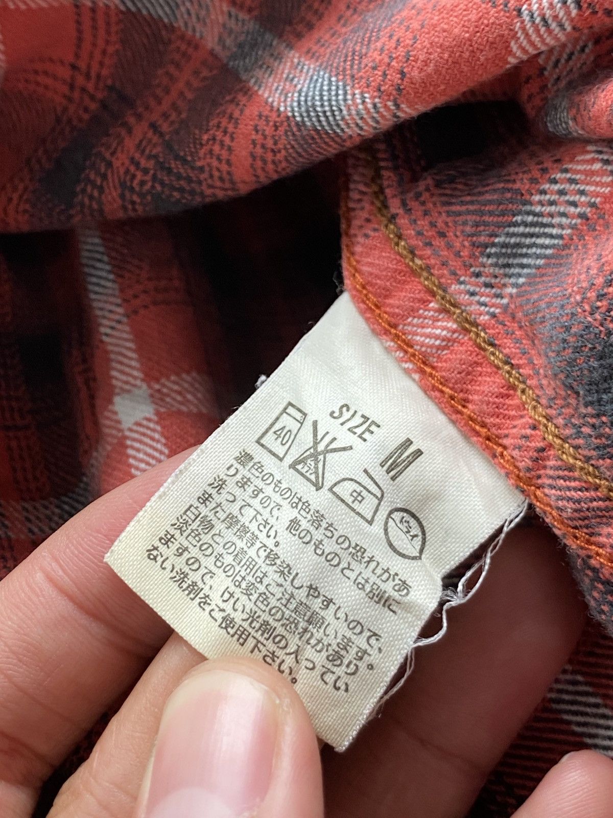 Levi's Vintage Clothing VINTAGE LEVIS WESTERN STONE BUTTON FLANNEL SHIRT Size US M / EU 48-50 / 2 - 7 Thumbnail