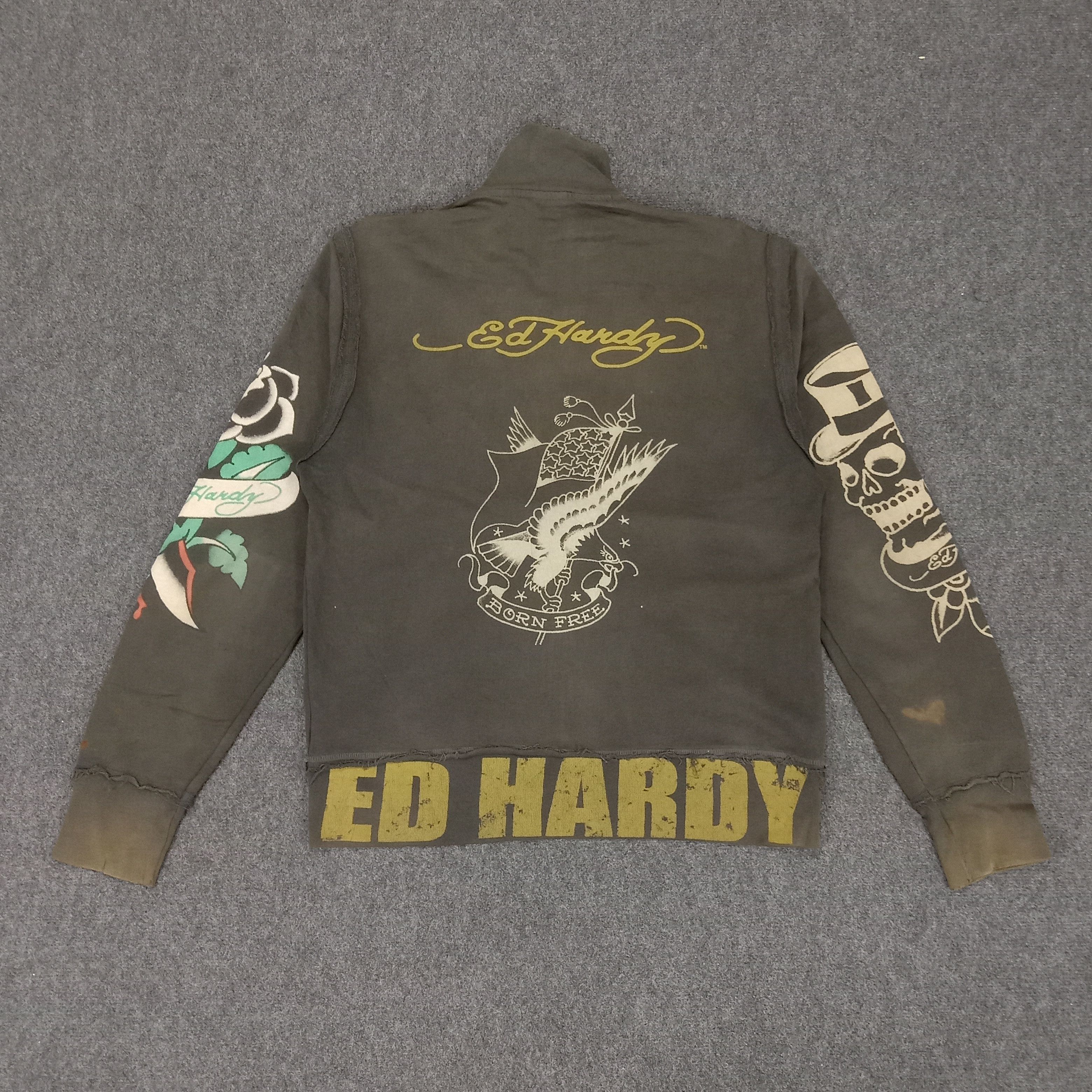 Christian Audigier × Ed Hardy × Vintage ED HARDY Designer Christian Audigier Sweaters Size US M / EU 48-50 / 2 - 7 Thumbnail