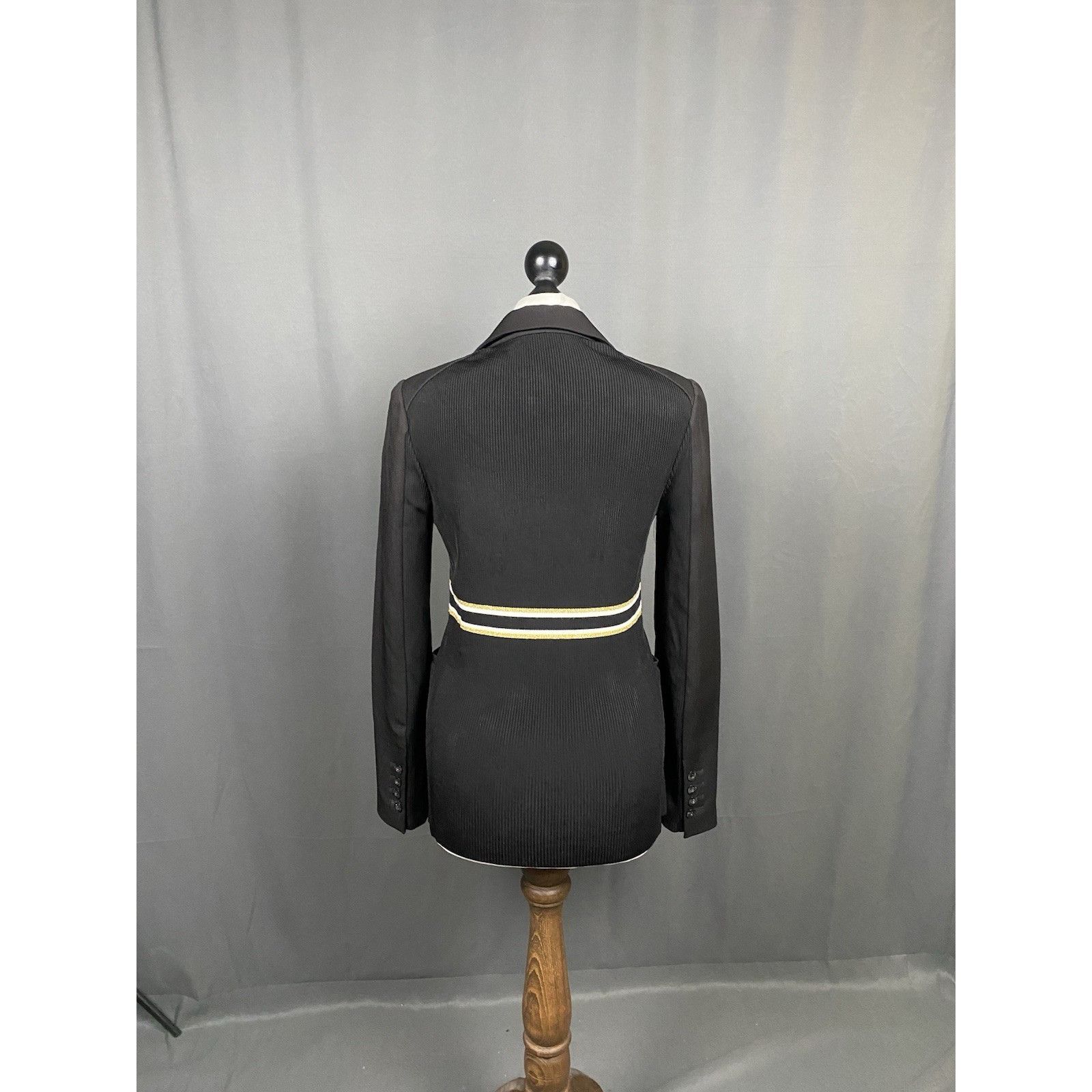 Gucci Gucci Vintage Silk Women's Black Wool Blazer Jacket Size 2 Size XS / US 0-2 / IT 36-38 - 7 Thumbnail