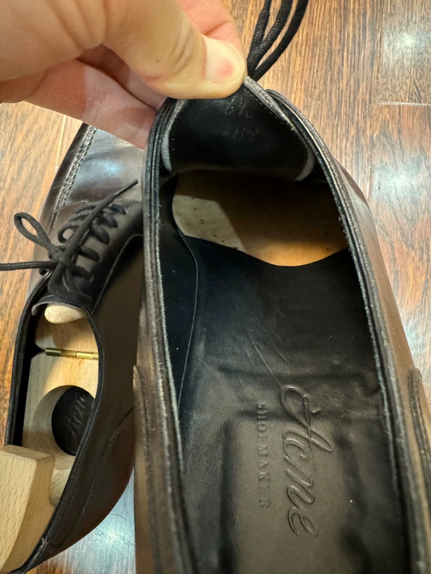 Other ACME Derby UK6.5 (39.5-40) Black & Grey Split-toe 5 Eyelets Size US 6.5 / EU 39-40 - 8 Thumbnail