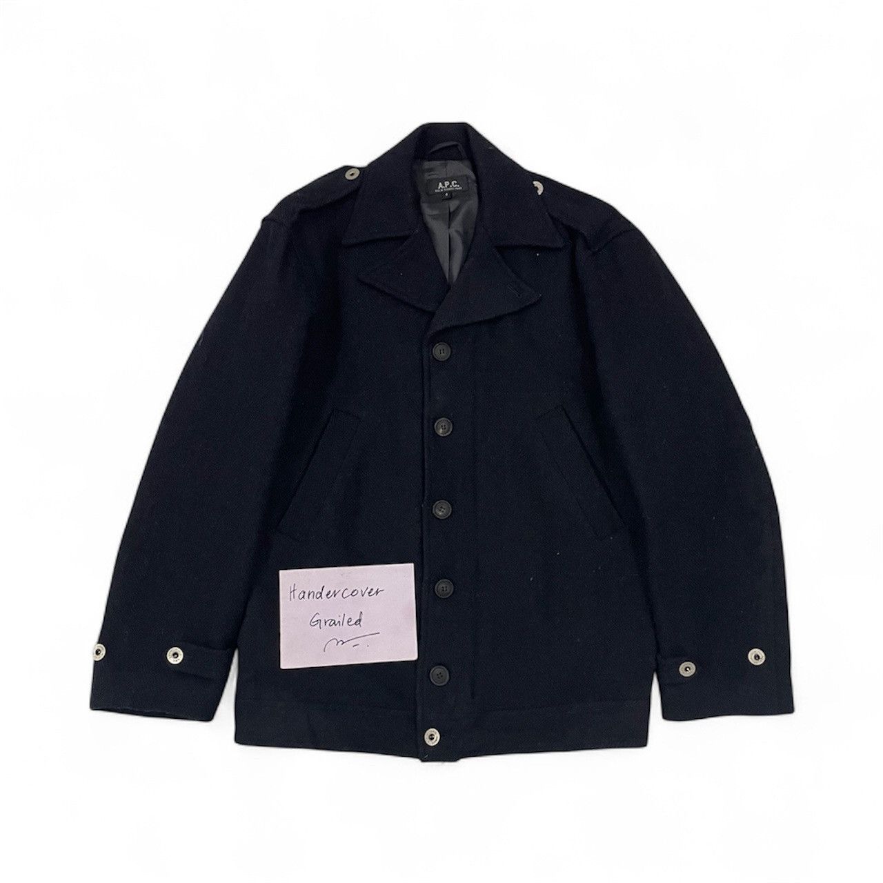 A.P.C. APC Army Wool Jacket Made in France Size US S / EU 44-46 / 1 - 1 Thumbnail