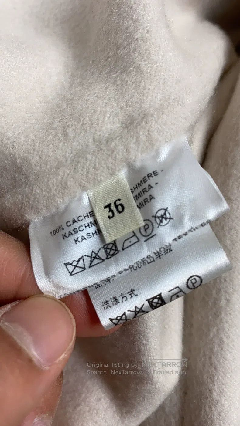 Hermes Hermes Beige 100% cashmere single-breasted coat Size XS / US 0-2 / IT 36-38 - 6 Thumbnail
