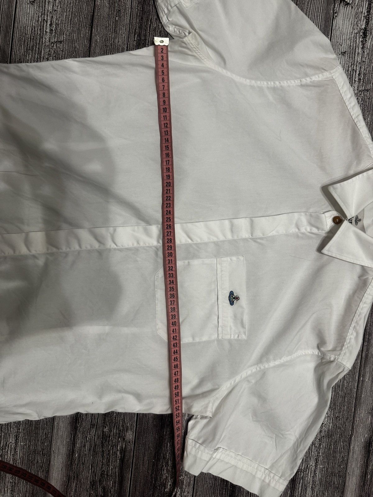 Vivienne Westwood Vivienne Westwood White Short Sleeve Button Up Shirt Orb Size US M / EU 48-50 / 2 - 9 Thumbnail