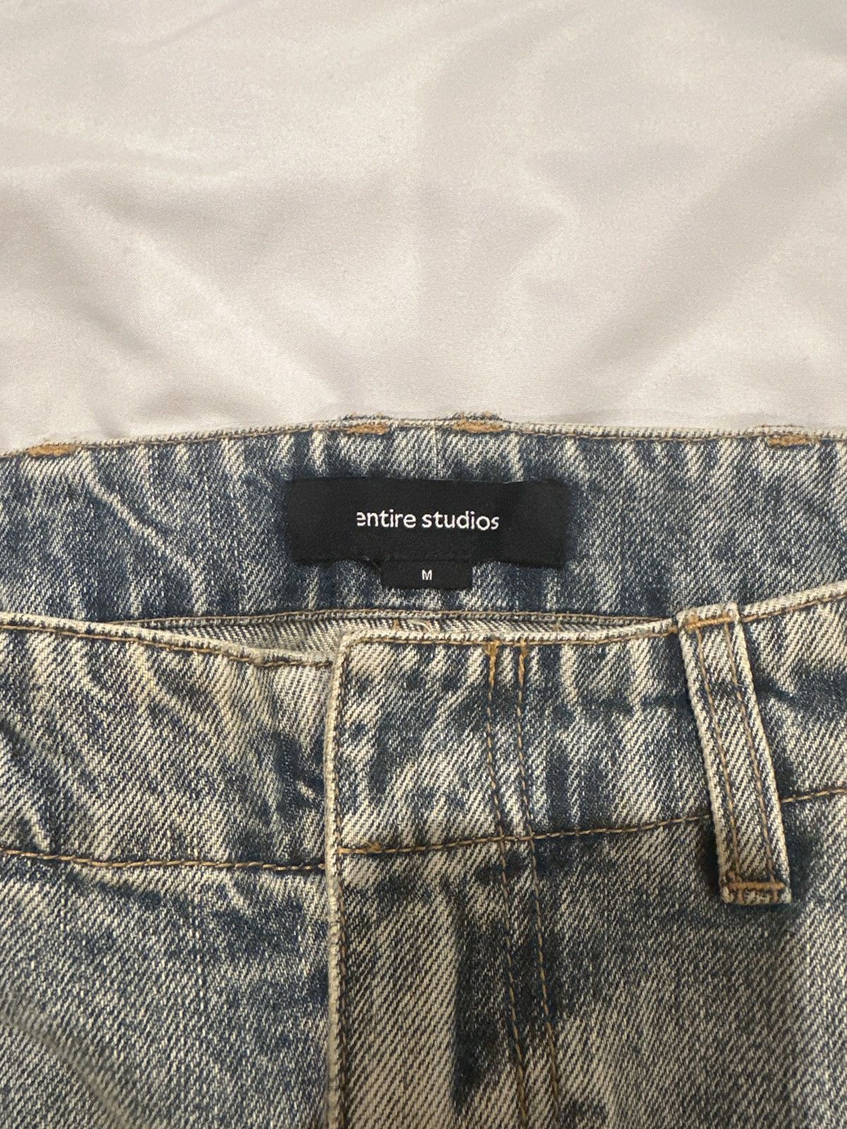 Entire Studios Entire Studios Blue Heavy Denim Cargos Size US 32 / EU 48 - 4 Thumbnail