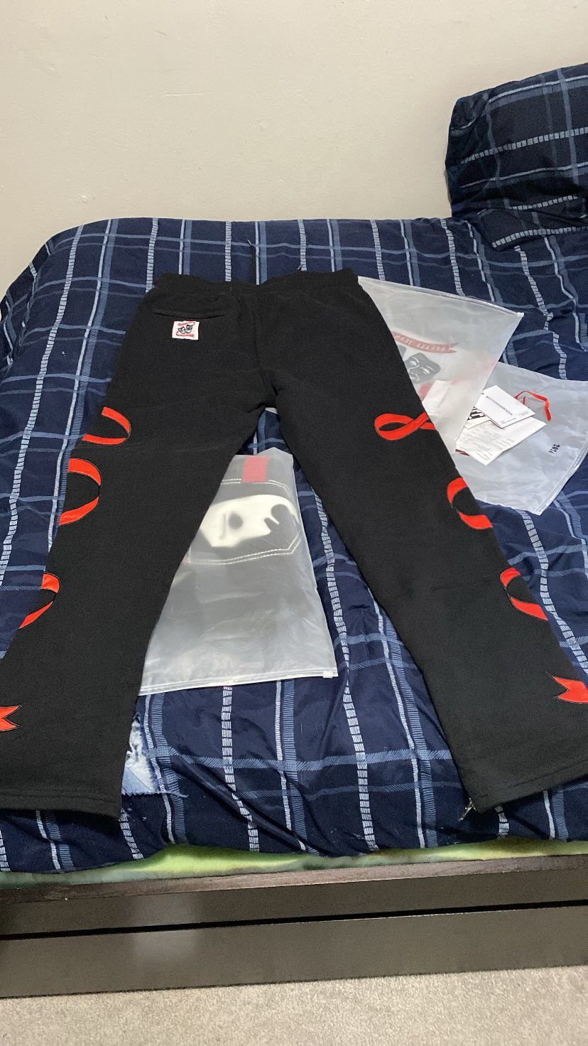 Asaali Asaali Laugh Now Cry Later Sweatpants Size US 36 / EU 52 - 4 Thumbnail