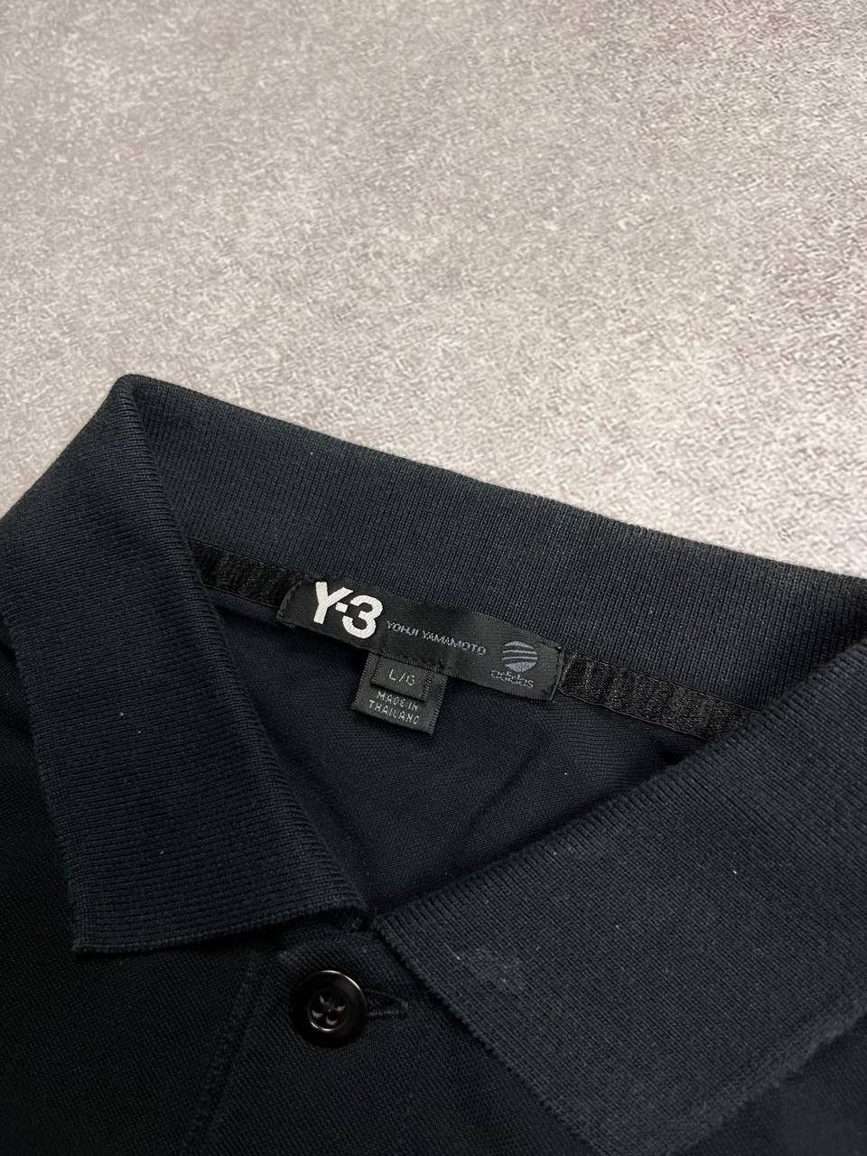 Vintage Vintage Y-3 Yohji Yamamoto Polo Shirt Y2K L Size US L / EU 52-54 / 3 - 3 Thumbnail