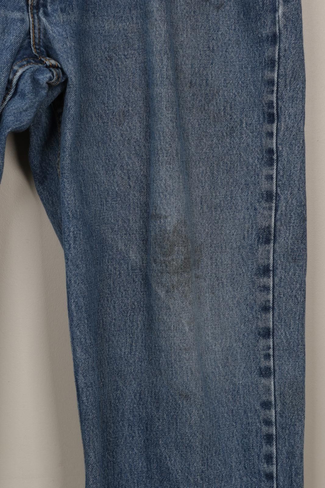 Levi's 00's Levi's 550 Dark Wash Relaxed Fit Jeans Size US 38 / EU 54 - 4 Thumbnail
