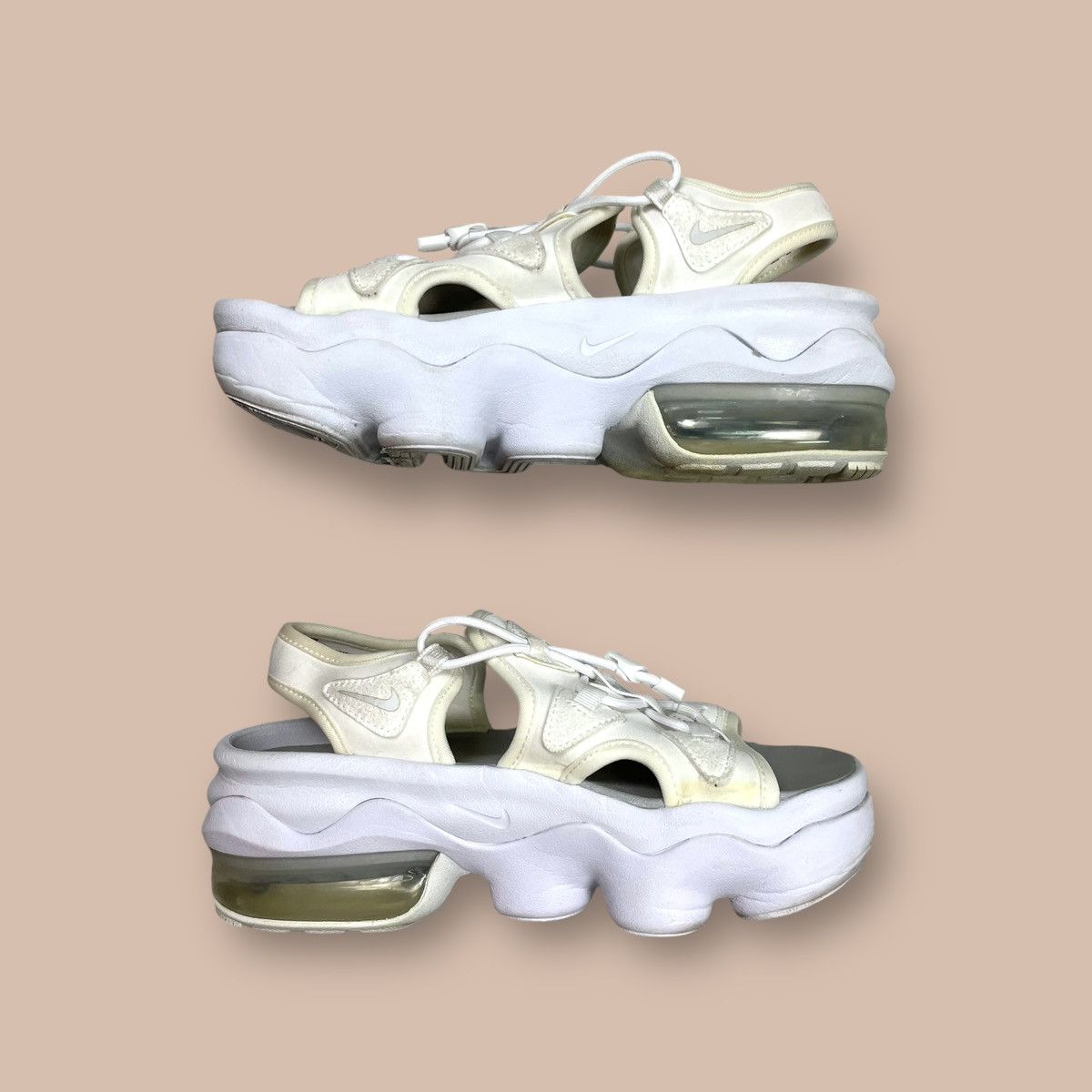 Nike Nike Air Max Koko Sandal Triple White Size US 5 / EU 37 - 10 Thumbnail