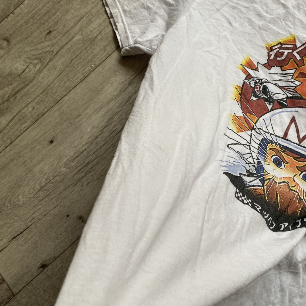 Anime × Cartoon Network AKIRA RACING ANIME Y2K BIG PRINT T SHIRT Size US XL / EU 56 / 4 - 4 Thumbnail