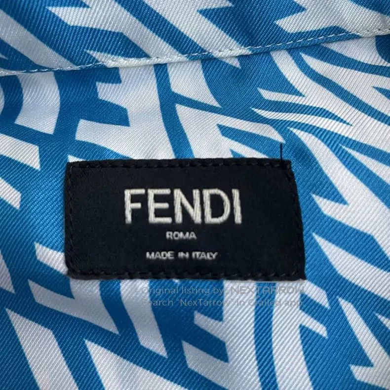 Other Fendi size 41 SS21 Double F Printed Pattern Mulberry Silk S Size US XXS / EU 40 - 5 Thumbnail