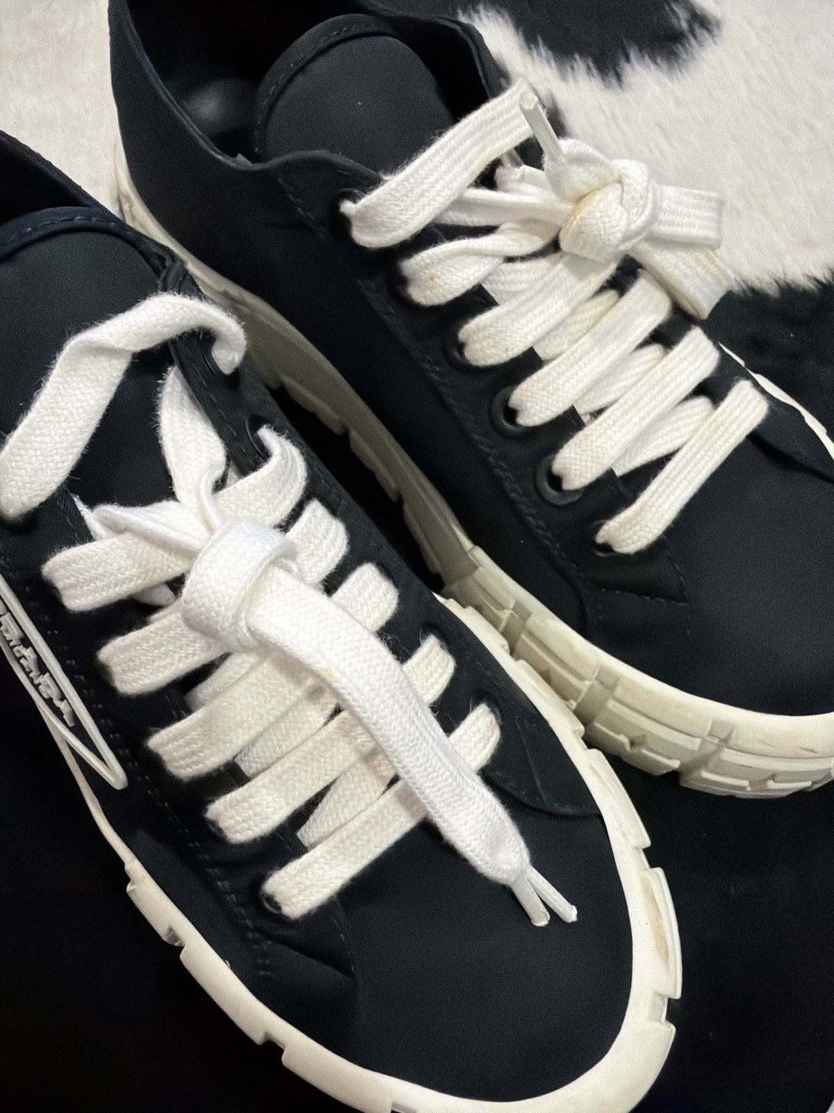 Prada Prada platform nylon sneakers Size US 9.5 / IT 39.5 - 3 Thumbnail