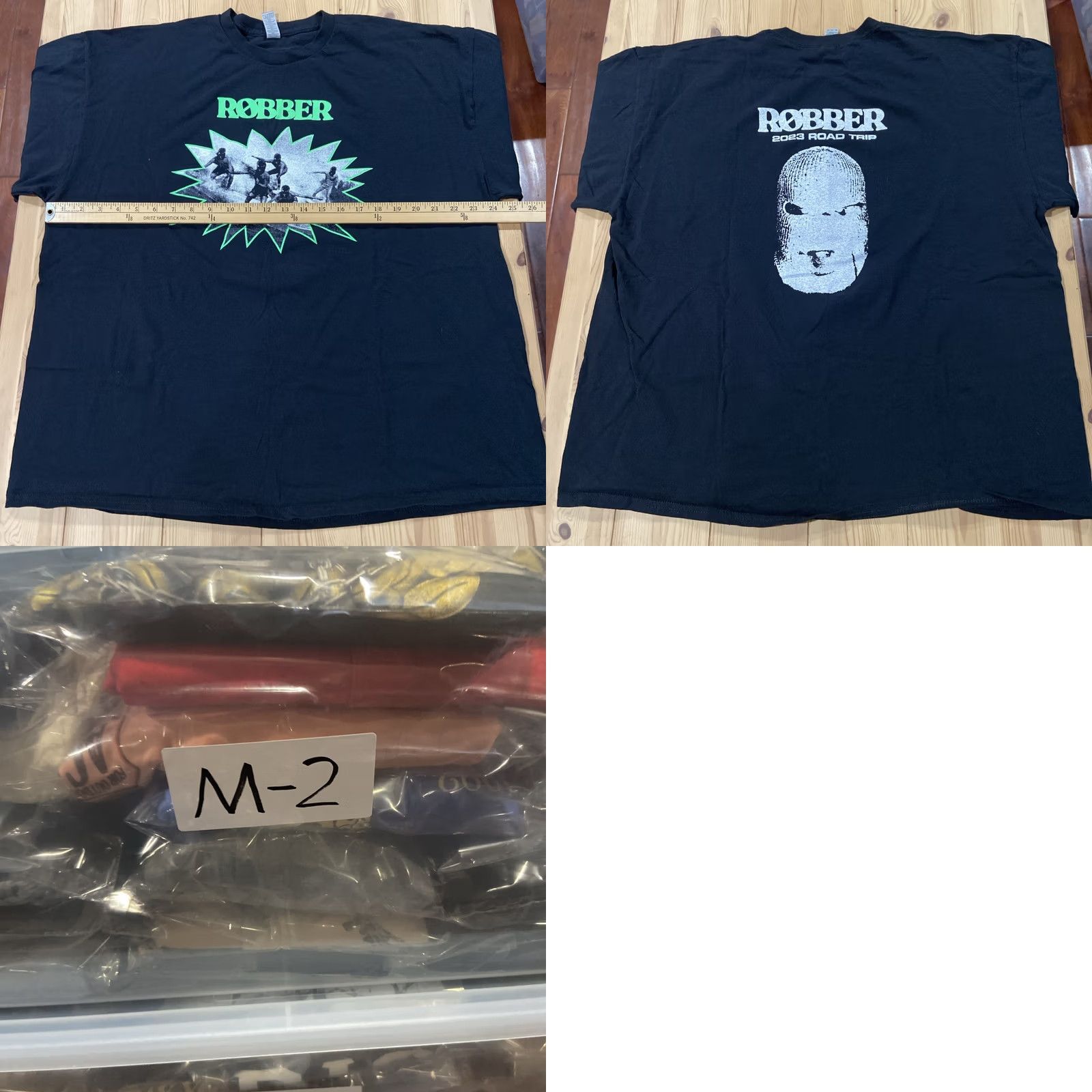Vintage Crowder Robber 2XL T-Shirt Band Shirt Short Sleeve Crew Neck Black Cotton Men Vintage No Size US XXL / EU 58 / 5 - 8 Thumbnail
