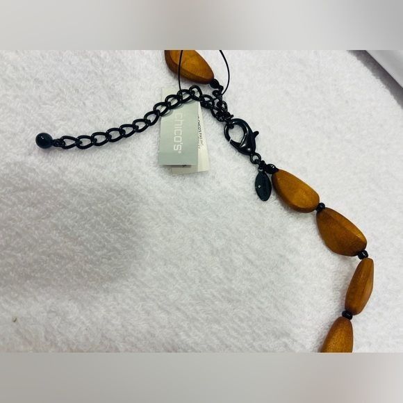 Chicos NWT Chico’s Wood Bead Multistrand Necklace multi color Size ONE SIZE - 10 Thumbnail