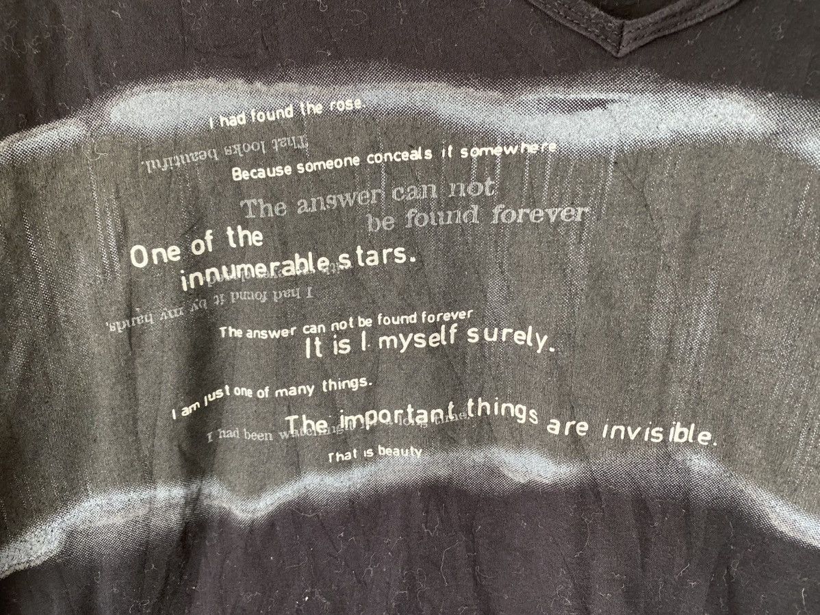 5351 POUR LES HOMMES 2000s Nicole Club for Men shadow POEM shirt Size US M / EU 48-50 / 2 - 4 Thumbnail