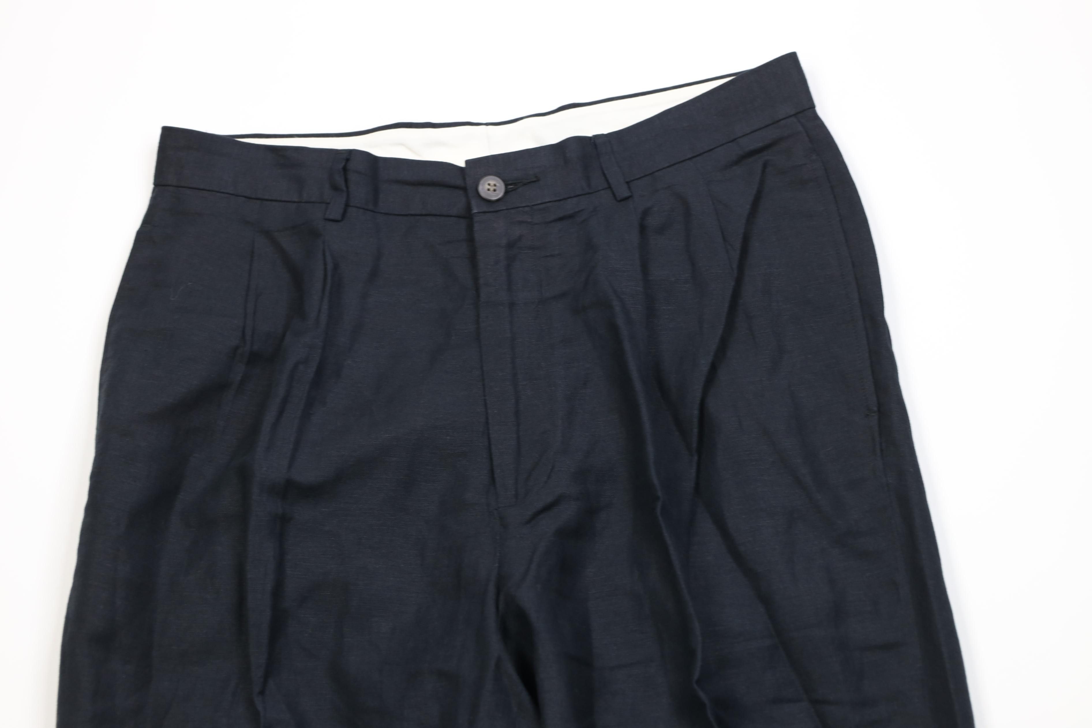 Vintage Vintage 90s Streetwear Gabardine Blend Chino Pants Black Size US 34 / EU 50 - 2 Thumbnail