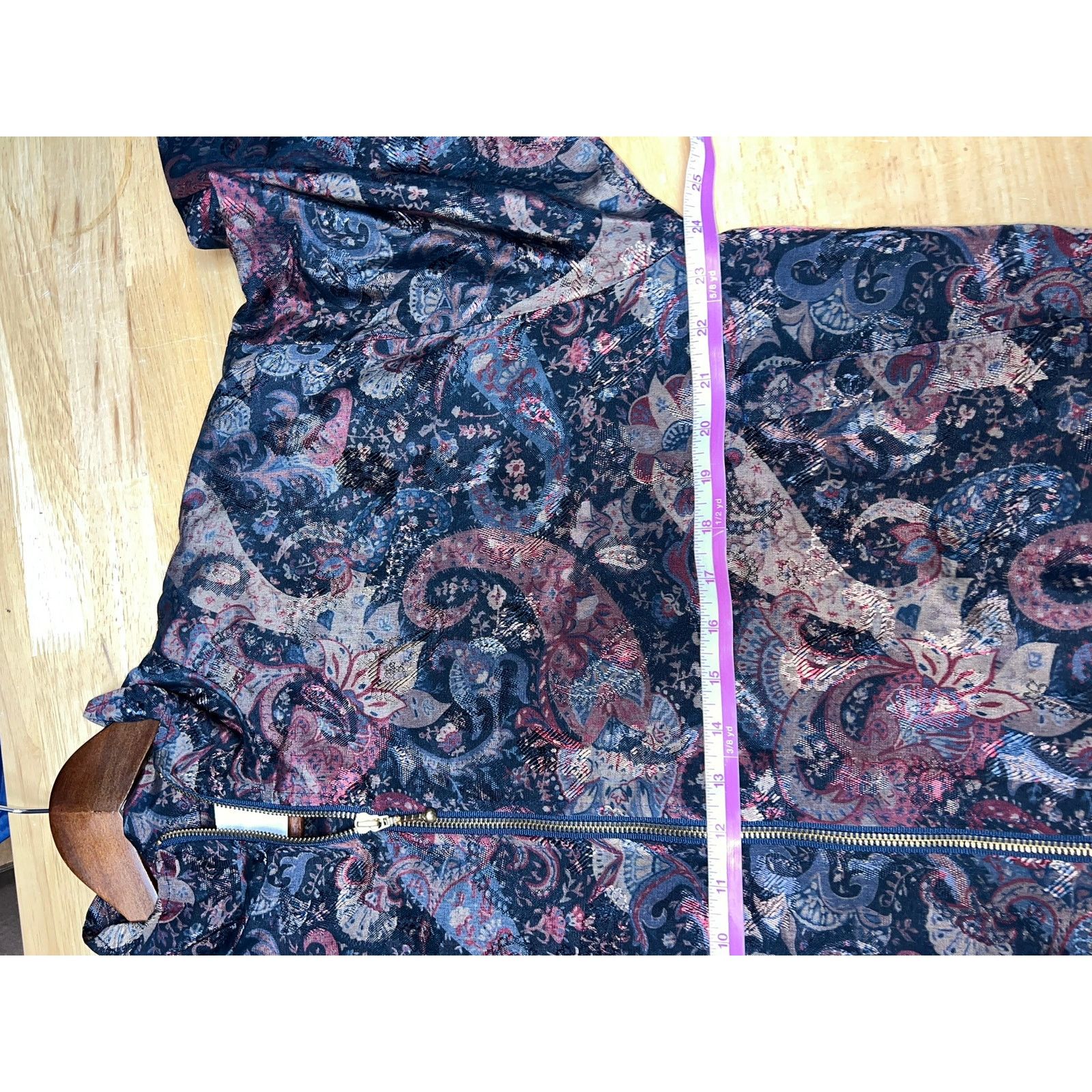 Vintage Vintage Paisley Lightweight Jacket Darlyn Designs Rayon M Size US M / EU 48-50 / 2 - 9 Thumbnail