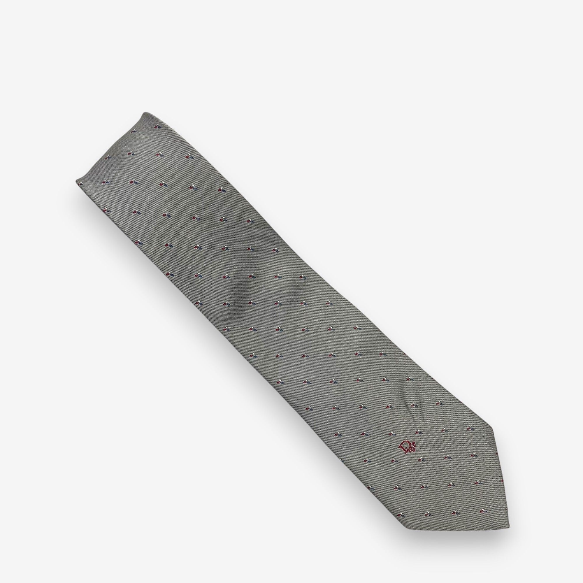 Christian Dior Monsieur Vintage Christian Dior SILK Necktie Cravate Pure Silk Size ONE SIZE - 2 Thumbnail
