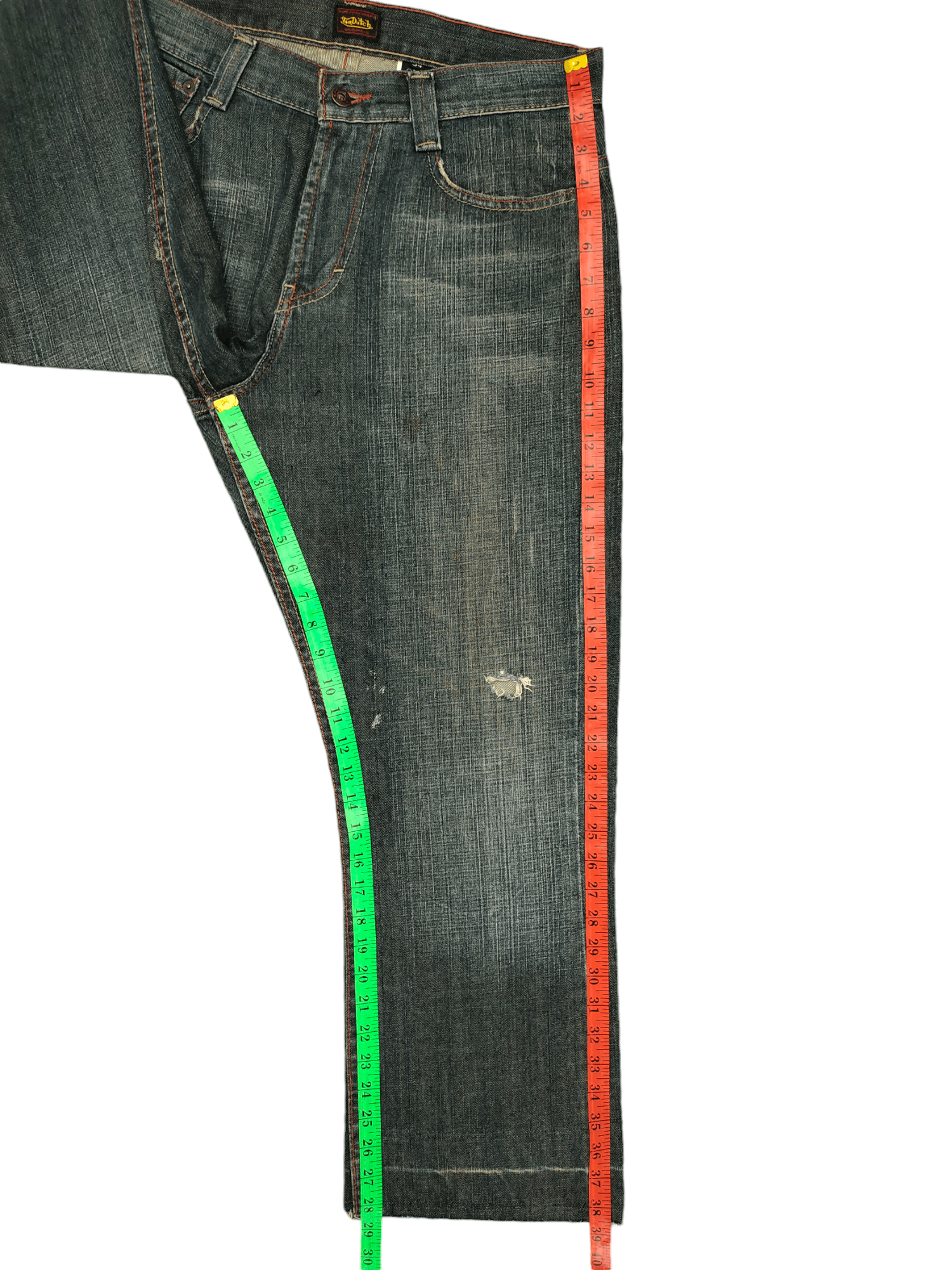 Von Dutch Vintage Y2k Von Dutch Distress Denim Jeans Size US 34 / EU 50 - 11 Thumbnail