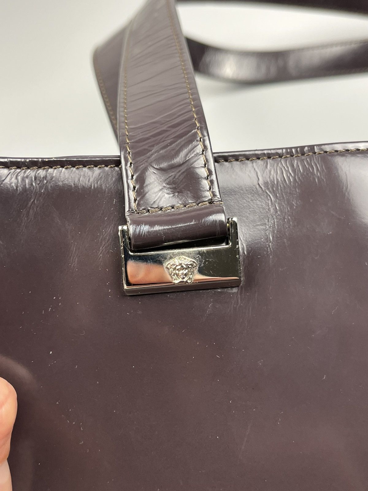 Versace Vintage Gianni Versace Couture Medusa Shoulder Hand Bag Y2K Size ONE SIZE - 2 Thumbnail