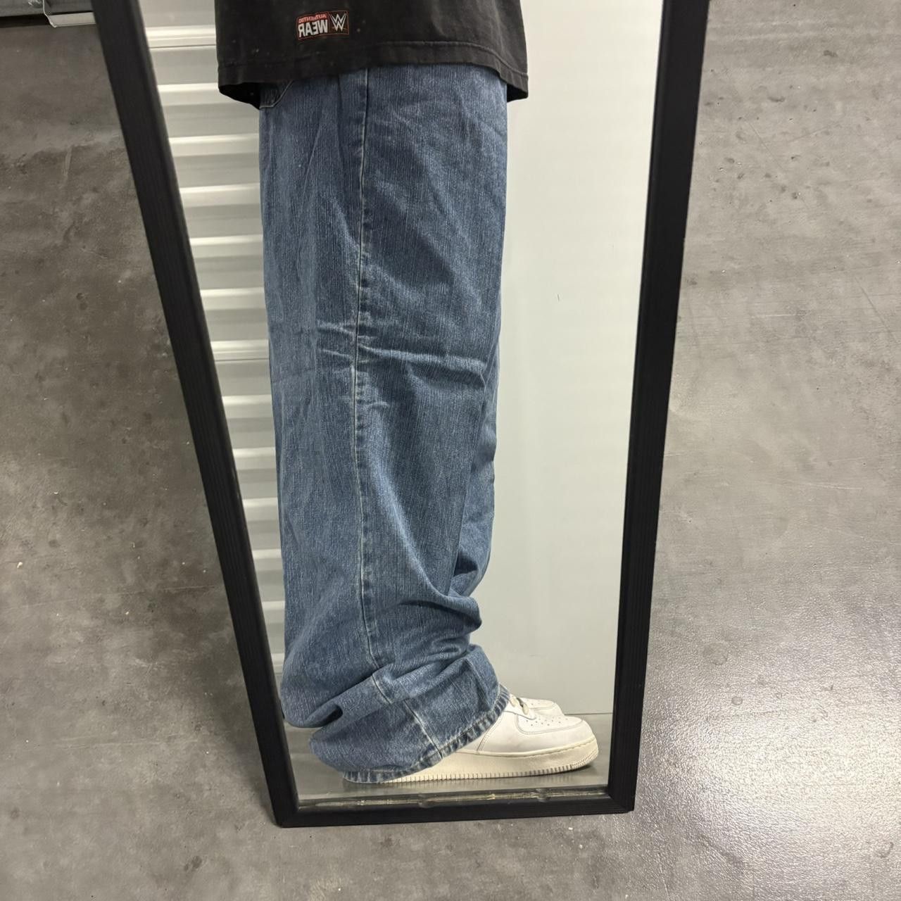 Old Navy × Vintage Crazy Vintage Y2K/2000s Super Baggy Old Navy WideLeg Skater Style Medium wash Denim Jeans! Size US 36 / EU 52 - 2 Thumbnail
