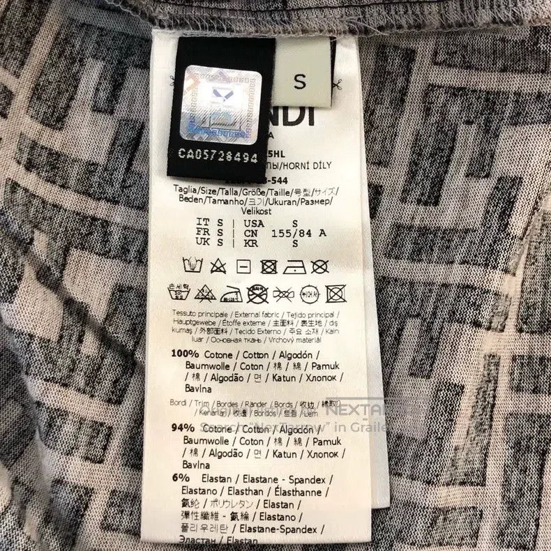Fendi Fendi Full Print Letter Embroidery Short Sleeve Shirt Size S / US 4 / IT 40 - 4 Thumbnail