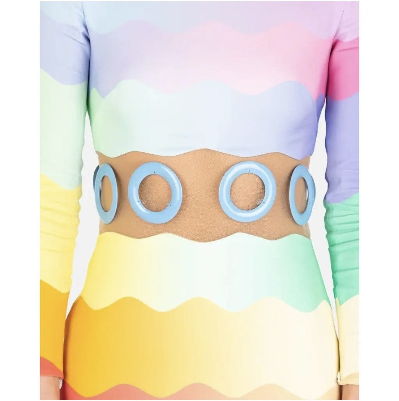 Casablanca New Casablanca wave bodycon dress, size L Size L / US 10 / IT 46 - 3 Thumbnail