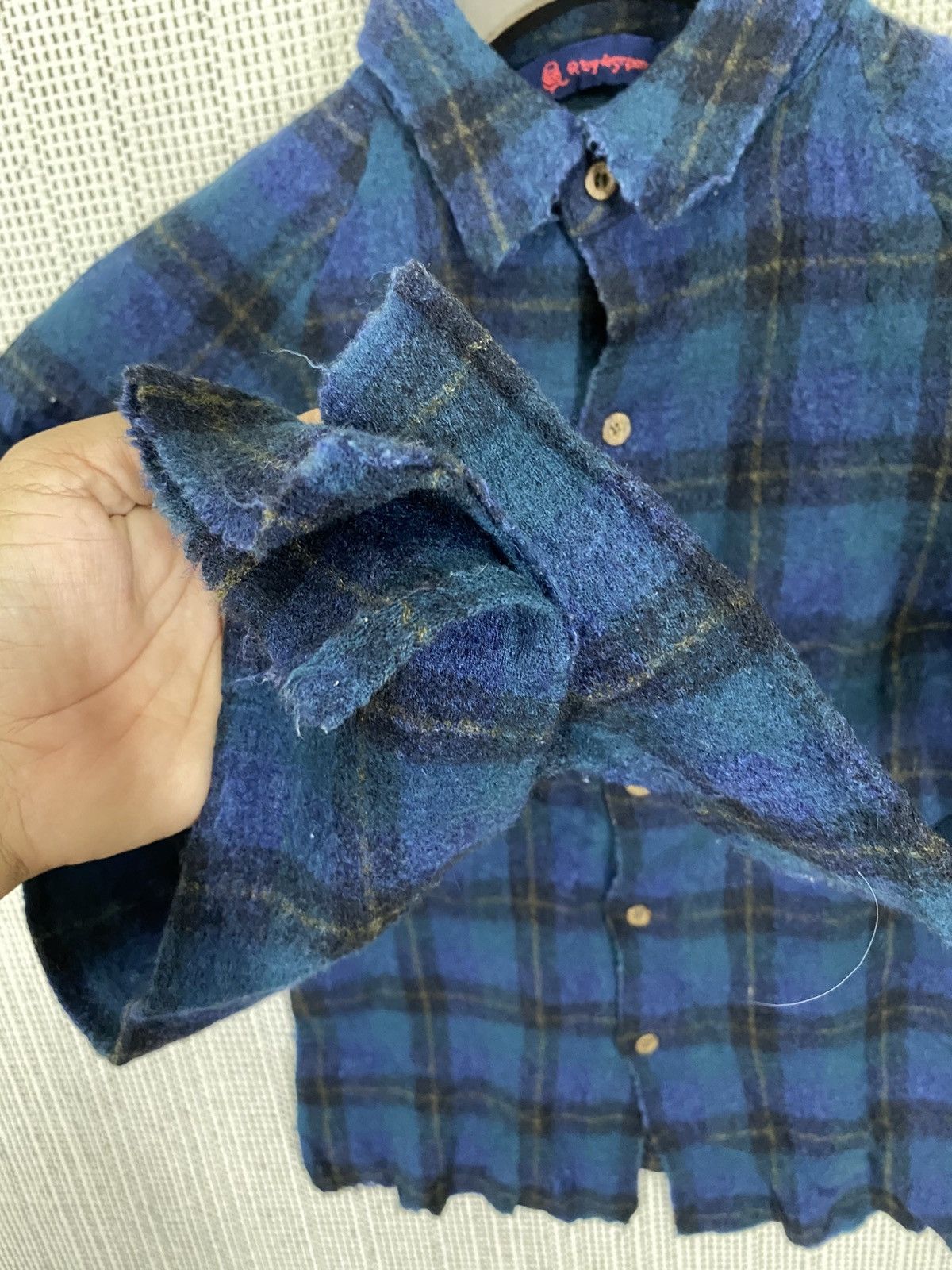 45rpm Vintage R by 45rpm wool shirt button ups tartan style Size US S / EU 44-46 / 1 - 9 Thumbnail