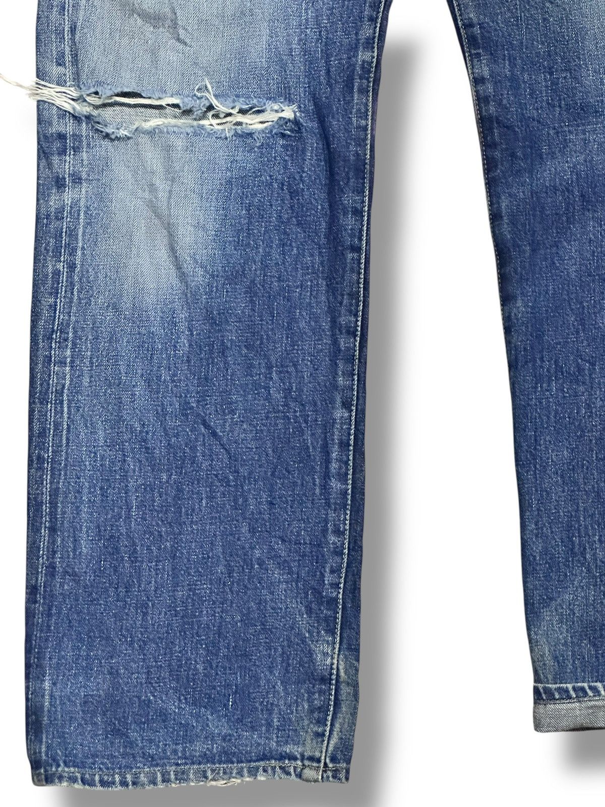 Levi's Levis Vintage Big E BuckleBack Rare Drop Selvedge Faded Size US 32 / EU 48 - 16 Thumbnail