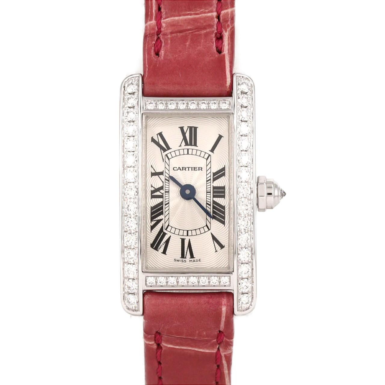 Cartier Cartier Cartier Mini Tank American White Gold Quartz Precious Metal Quartz WB710015 DUTY FREE for USA Size ONE SIZE - 1 Thumbnail