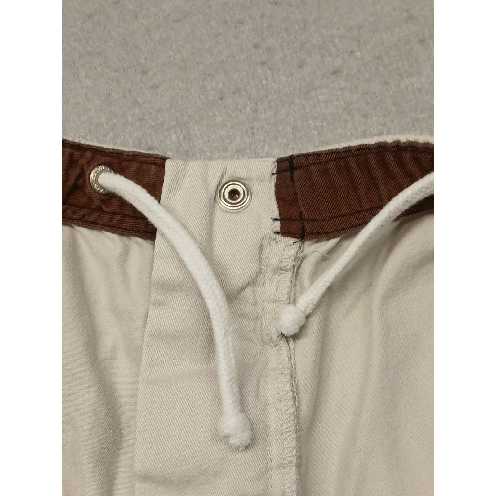 Chaps Chaps Ralph Lauren (Large) Men's Beige Vintage Cotton Shorts Size US 34 / EU 50 - 3 Thumbnail