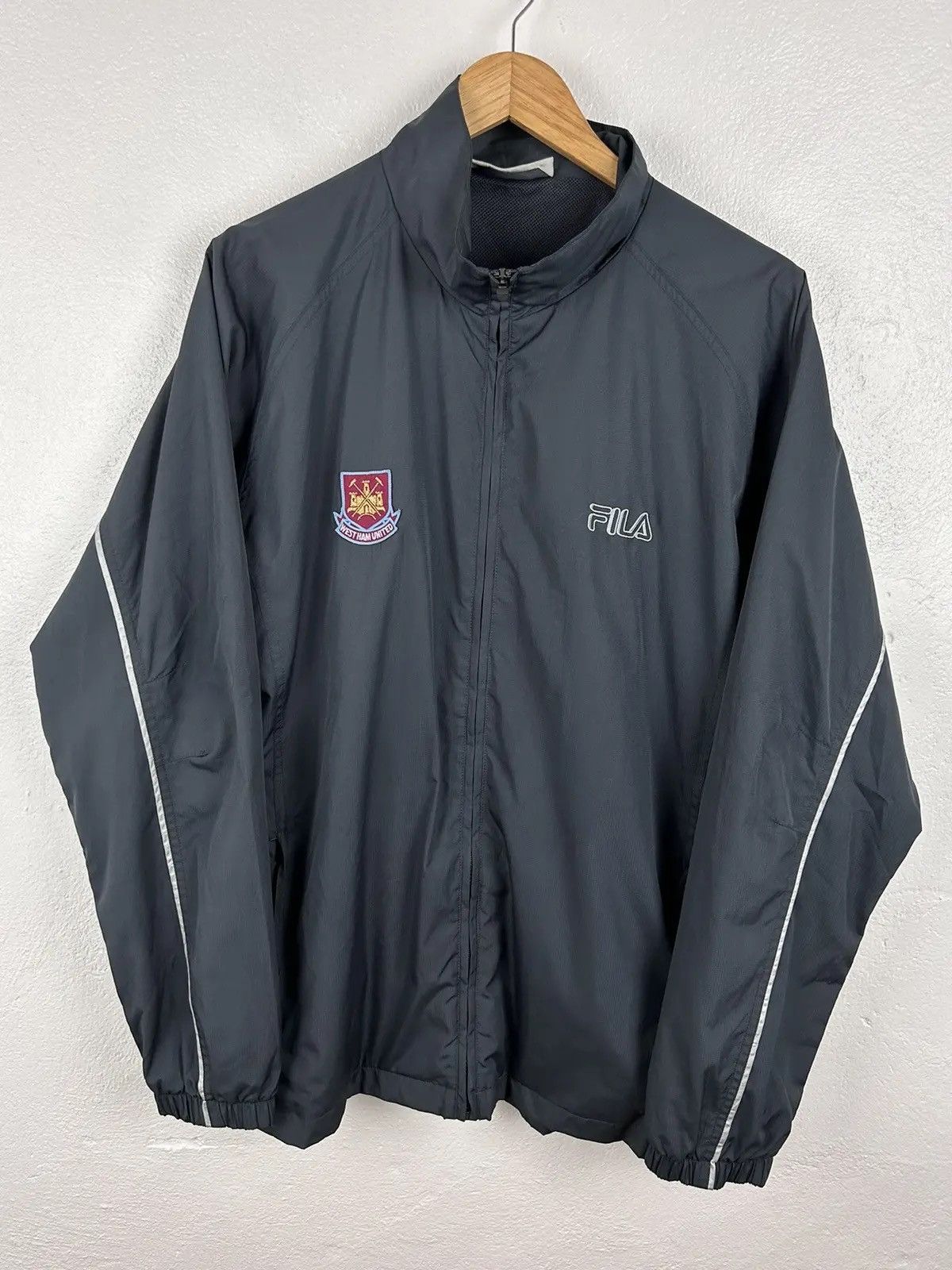 Fila 00s Vintage Fila West Ham United Windbreaker Training Jacket Size US L / EU 52-54 / 3 - 1 Thumbnail