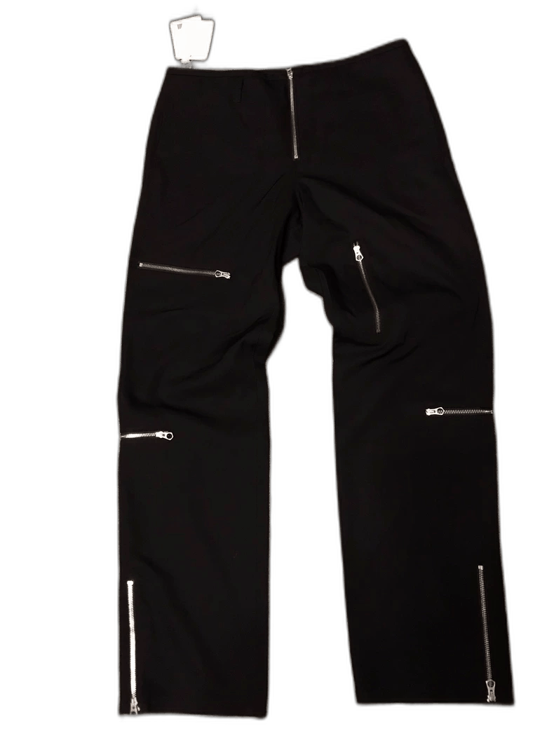 Jil Sander JIL SANDER Black Wool Wide Leg Pants Size US 44 / EU 60 - 1 Thumbnail