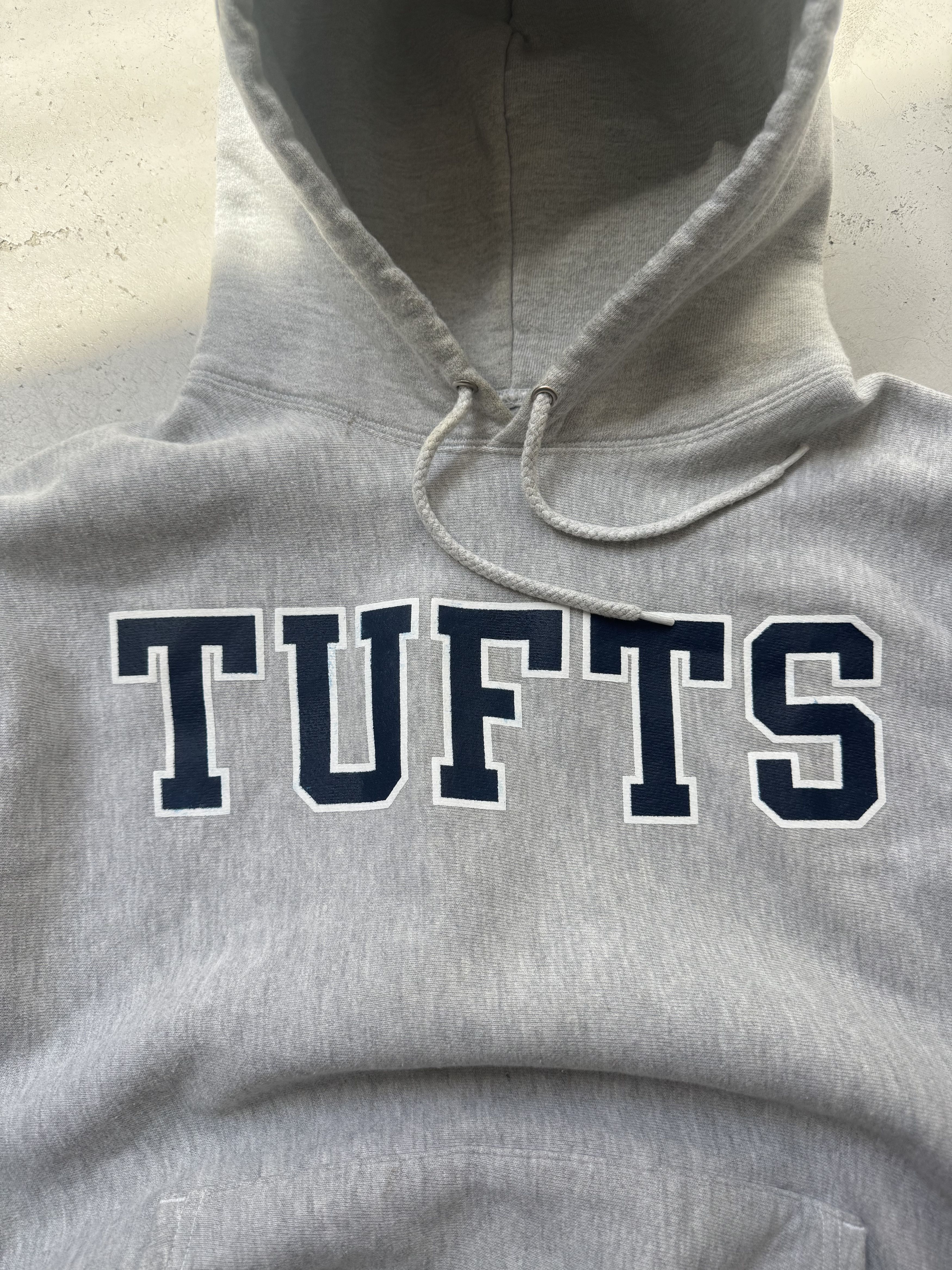 NCAA Vintage Tufts University Reverse Weave Hoodie Size XL Size US XL / EU 56 / 4 - 3 Thumbnail