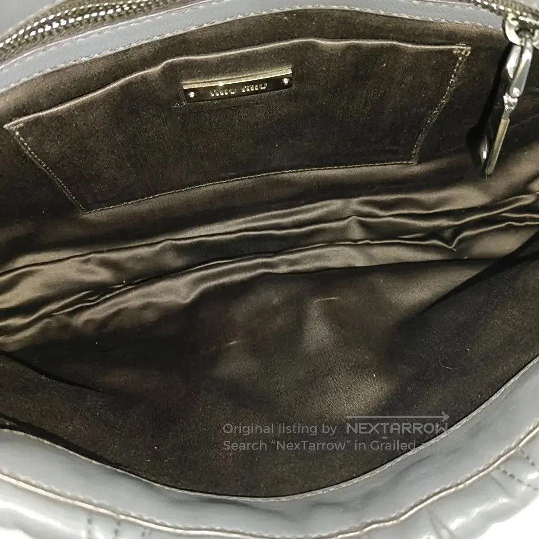 Other Miu Miu Gray Shearling Quilted Shoulder Bag. Size ONE SIZE - 4 Thumbnail