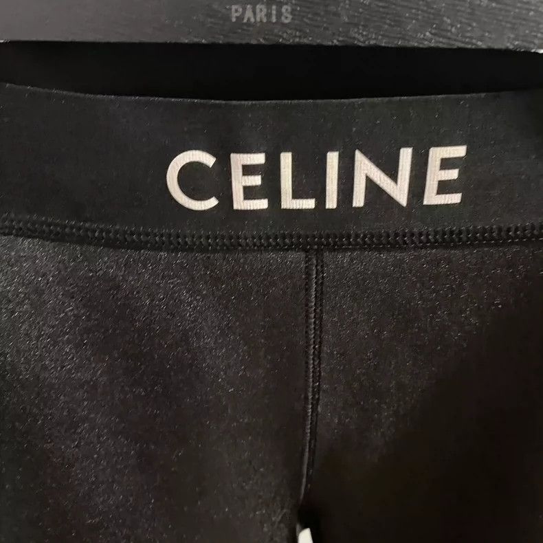 Celine Celine size US 46 21FW Show Sheepskin Slogan Leather Pants Size US 30 / EU 46 - 2 Thumbnail