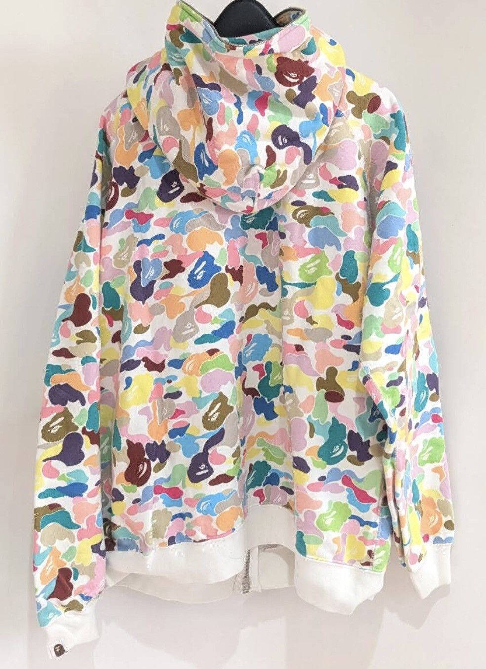Bape RARE OG 2005 A BATHING APE MULTI CAMO FULLZIP HOODIE Size US L / EU 52-54 / 3 - 4 Thumbnail