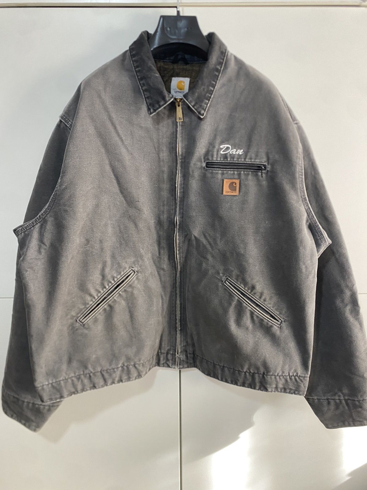 Carhartt Detroit Jacket J97 GVL Carhartt USA size XXL Tall with patch Size US XXL / EU 58 / 5 - 2 Thumbnail