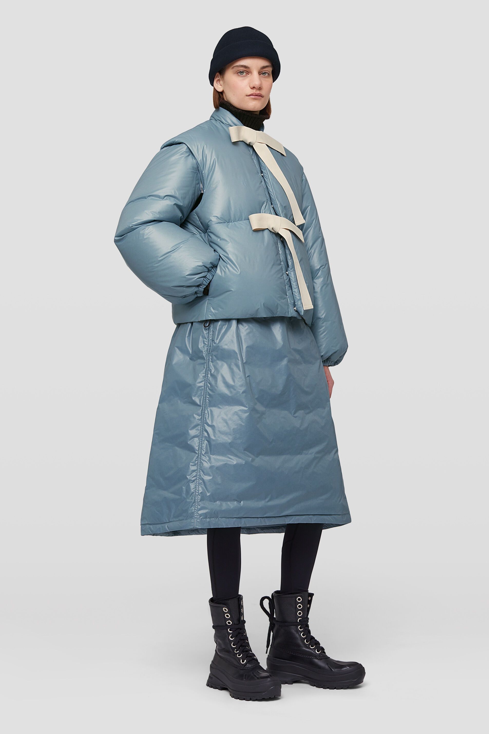 Jil Sander o1y0925 Shell Jacket in Sky Blue Size S / US 4 / IT 40 - 3 Thumbnail