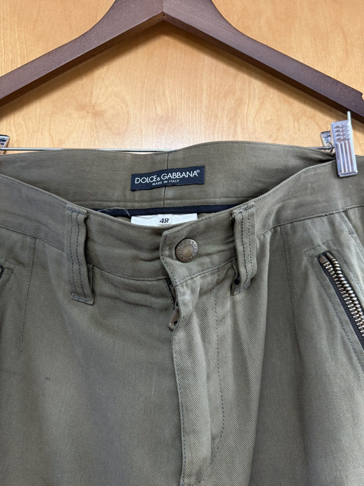 Dolce & Gabbana D&G AW2003 Multizip Army Cargos Size US 34 / EU 50 - 5 Thumbnail