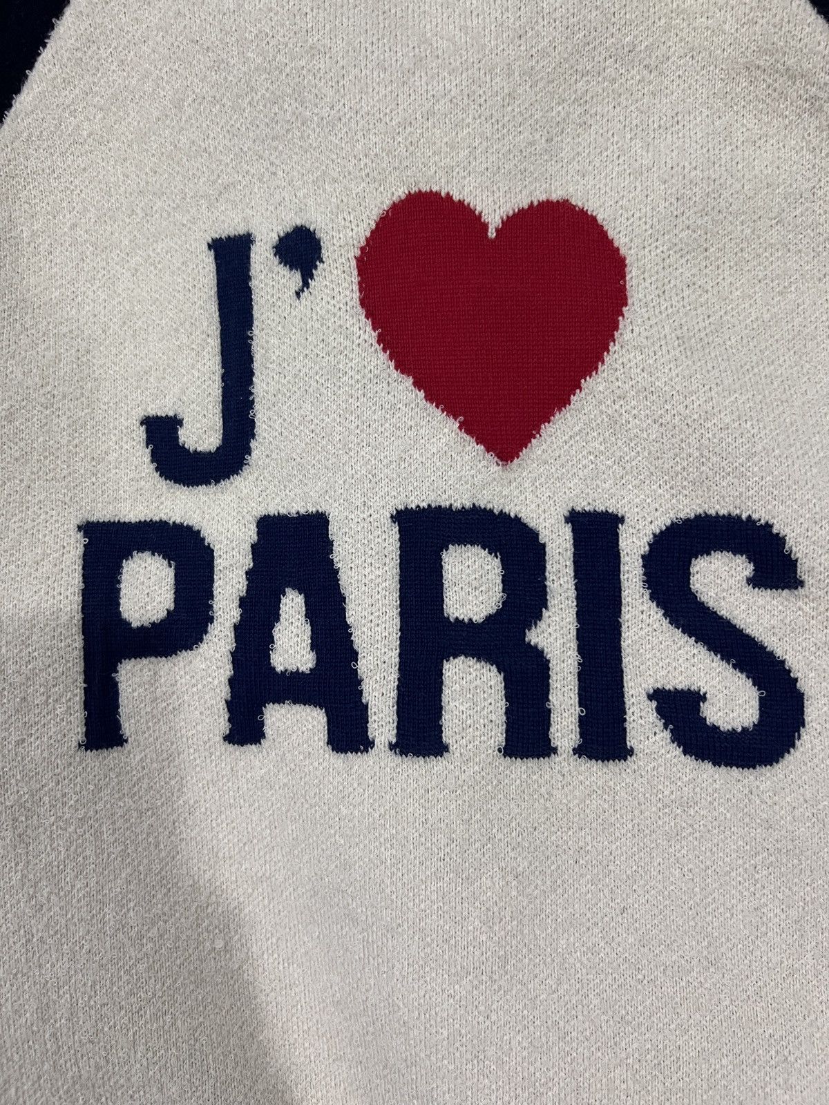 Dior Christian Dior "I Love Paris" Wool Knit Baseball Jacket Size US XS / EU 42 / 0 - 9 Thumbnail