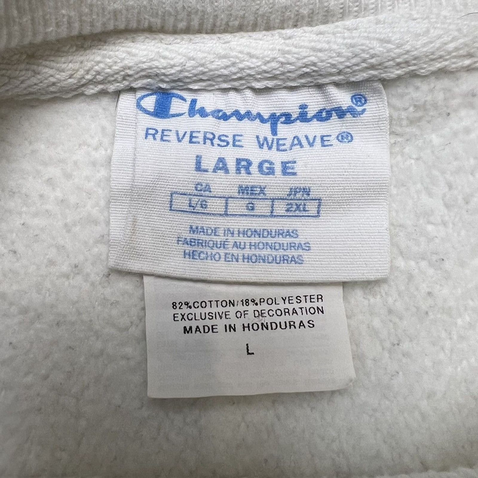 Champion × Vintage Champion Sweatshirt Reverse Weave Script Spell Out Pullover Size US L / EU 52-54 / 3 - 9 Thumbnail