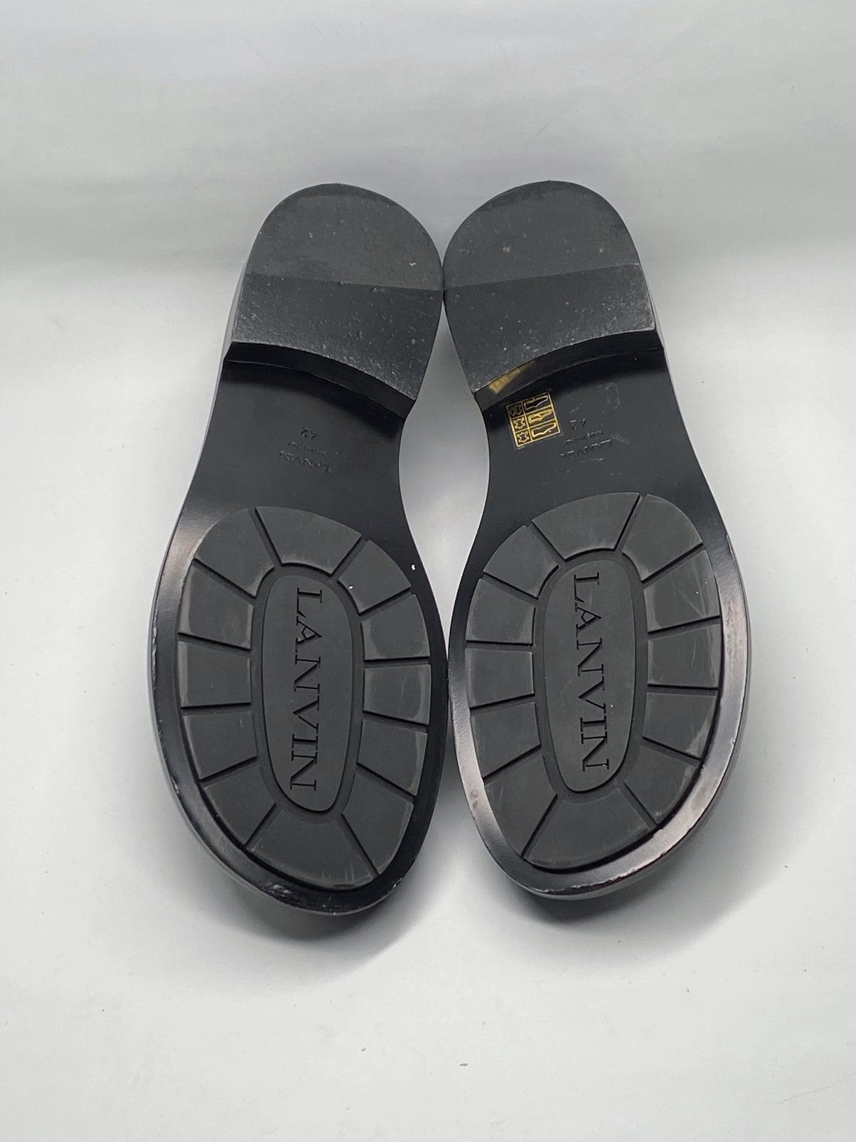 Lanvin Lanvin Spinto polished leather loafers size 42/us size 9 Size US 9 / EU 42 - 11 Thumbnail