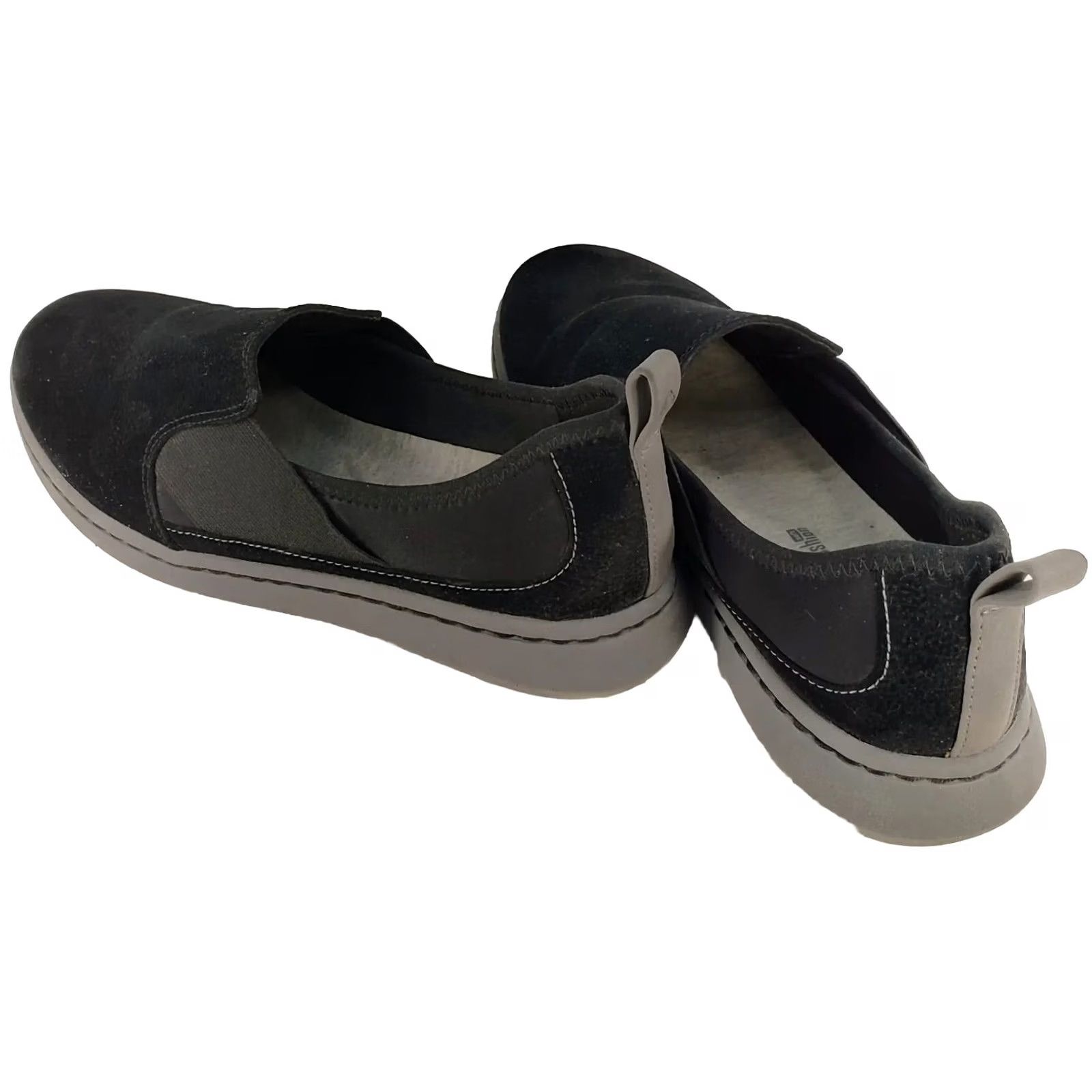 Clarks VINTAGE Sillian Paz Clarks Cloudsteppers Women's Flat Shoes Loafer Black Wide W 6.5US/4UK/37EU–Slip On Comfort Size US 7 / IT 37 - 5 Thumbnail