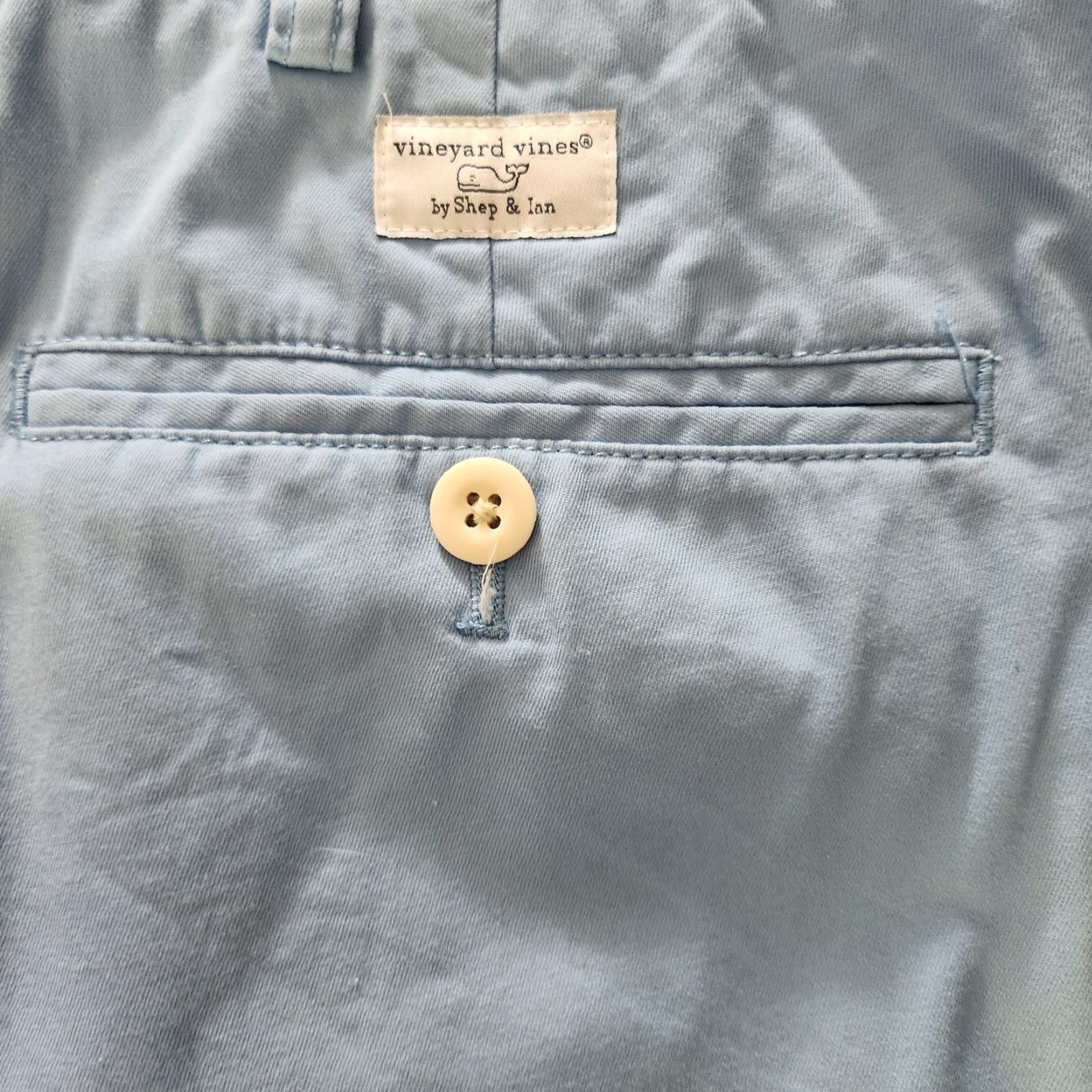 Vineyard Vines Vineyard Vines Club Short Chino Shorts Men’s Size 40 Flat Front With Pockets Blue Regular Size US 40 / EU 56 - 4 Thumbnail