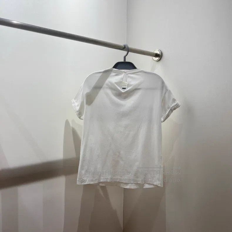 Brunello Cucinelli Brunello Cucinelli Round neck beaded short sleeve Size XS / US 0-2 / IT 36-38 - 2 Thumbnail