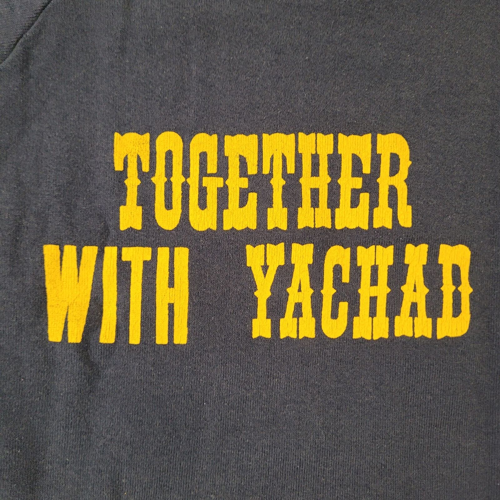Jerzees Vintage 80s Yachad-NCSY Sweatshirt Womens M 19x24 Blue Size M / US 6-8 / IT 42-44 - 12 Thumbnail